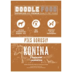 Doodle Food - Konina z batatami i granatem